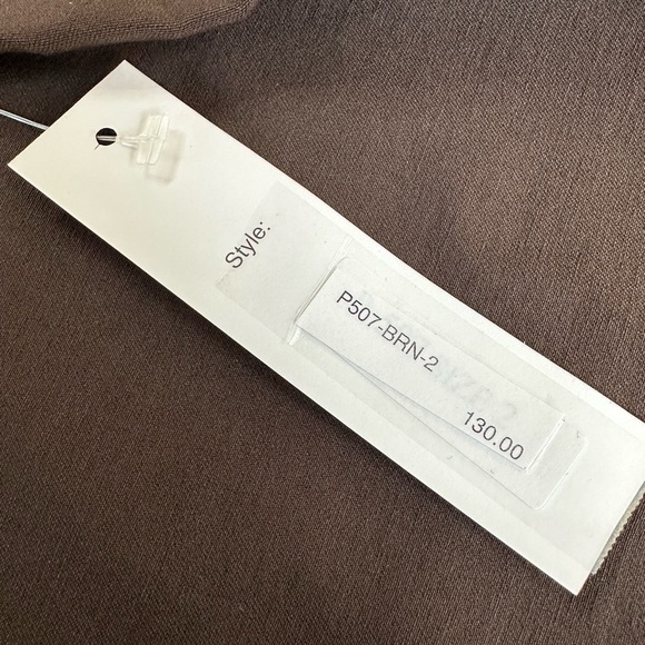 KRAZY LARRY chocolate brown pants, size 0, NWT - Picture 6 of 8